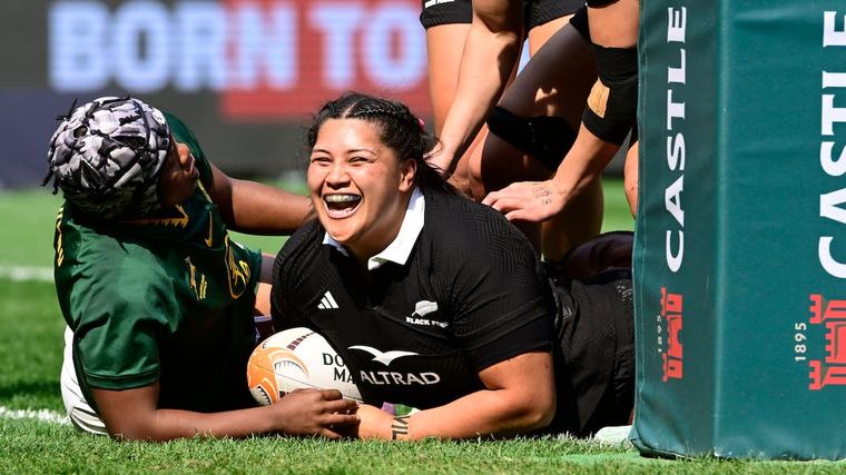 Black Ferns v South Africa: Whitney Hansen’s side see four yellow cards, score 50 in win over Springbok Women