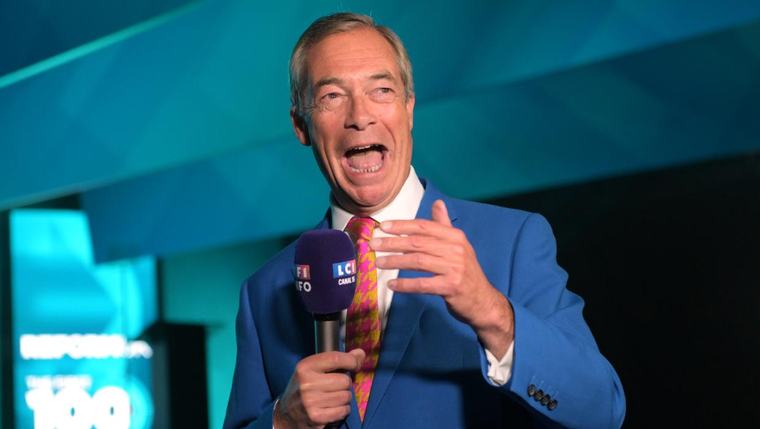 Nigel Farage's party suspends top officials after undercover sting makes foreign funding claims
