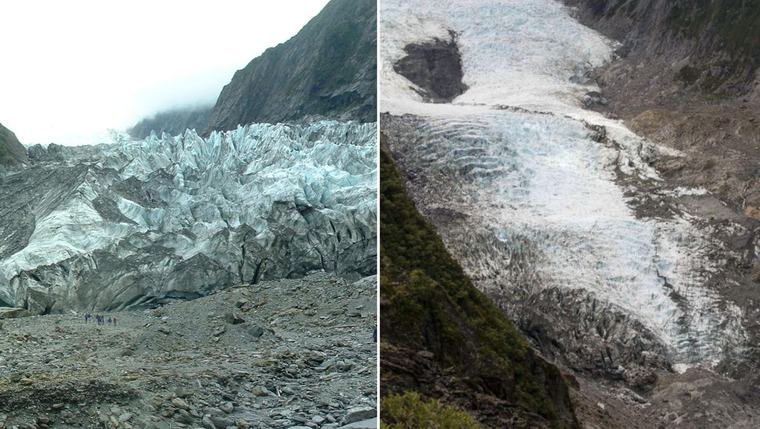 Our parents saw a different Franz Josef Glacier. What will our children see?