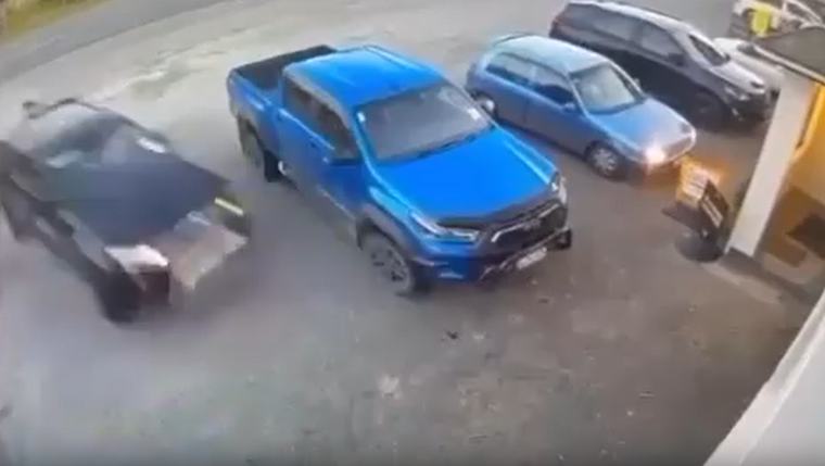 CCTV captures car crashing through pub’s wall, injuring four