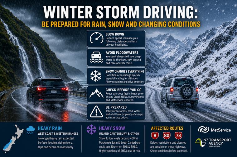 Winter storm driving: 10 things you should know